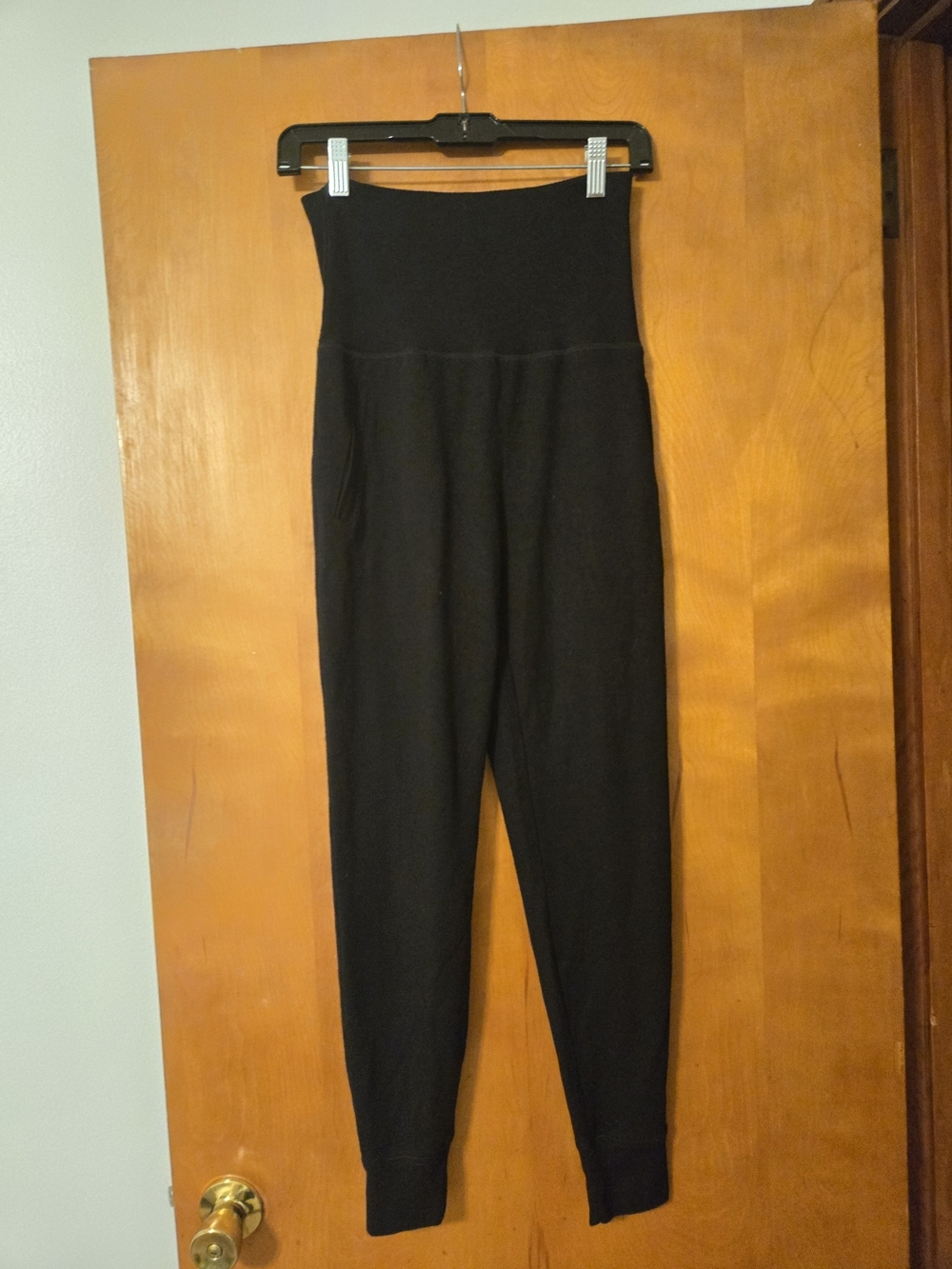 Beyond Yoga Space Dye Midi Jogger Black Pants Size S - Picture 1 of 4